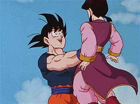 gif chichis|Dragon Ball Z Goku And Chichi GIFs